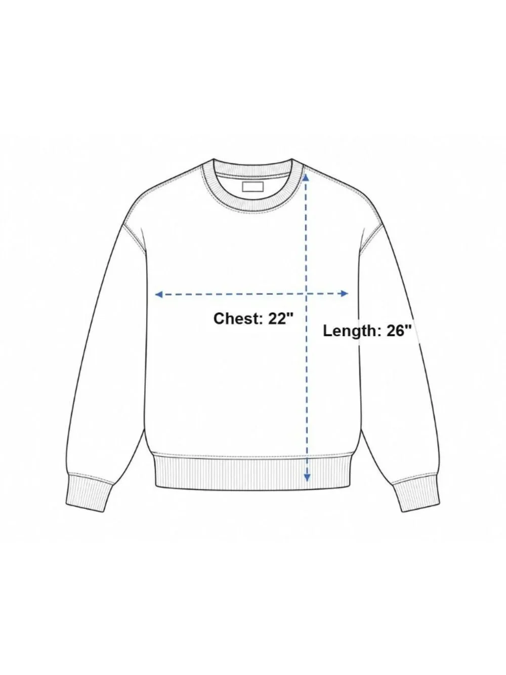 Vintage 80s Unisex Sweatshirt Cougar Graphic Light Blue Medium Cotton Blend Good - Picture 6 of 6